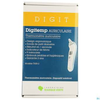 Marque v digitemp thermometre auricul.petit taille