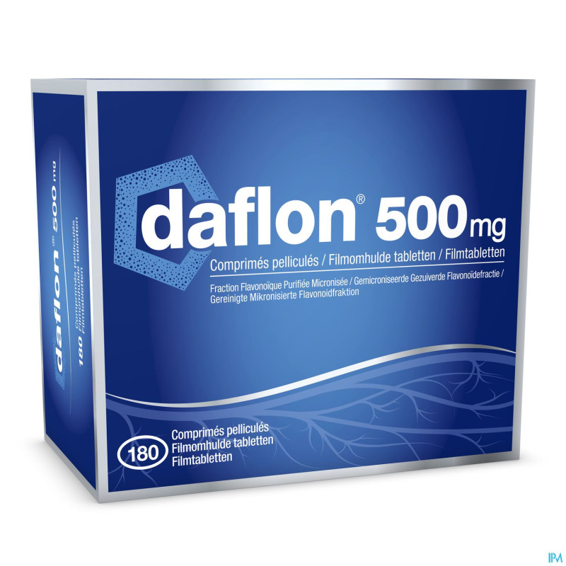 Daflon 500 comp pell 180 x 500mg
