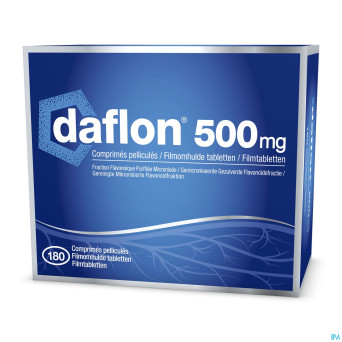 Daflon 500 comp pell 180 x 500mg