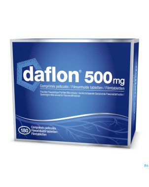 Daflon 500 comp pell 180 x 500mg