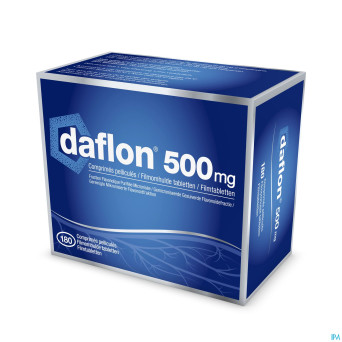 Daflon 500 comp pell 180 x 500mg