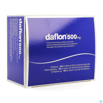 Daflon 500 comp pell 180 x 500mg