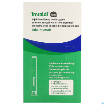 Imraldi 40mg sol inj 50mg/ml stylo preremplie  6