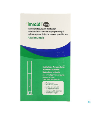 Imraldi 40mg sol inj 50mg/ml stylo preremplie  6