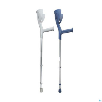 Homecare canne anglaise mono mat bleu    1