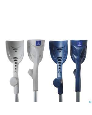 Homecare canne anglaise mono mat bleu    1