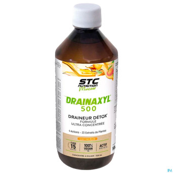 Stc nutrition drainaxyl fruit peche 500ml
