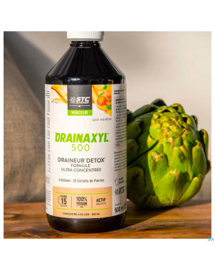 Stc nutrition drainaxyl fruit peche 500ml