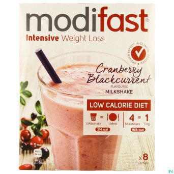 Modifast intensive milkshake cranberry    440g
