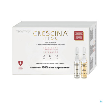 Crescina hfsc 100% 200 homme traitement complet