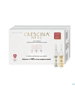 Crescina hfsc 100% 500 homme traitement complet