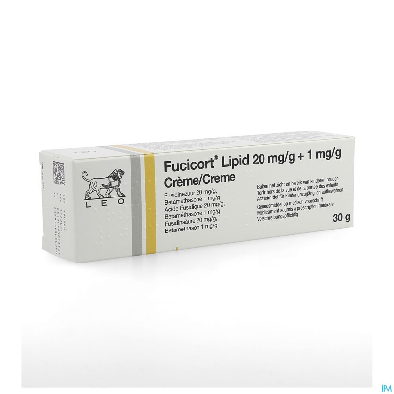 Fucicort lipid creme impexeco 20mg/g+1mg/g 30g pip
