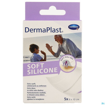 Dermaplast soft silicone 6x10cm   5