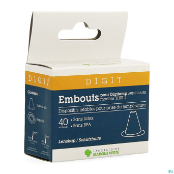 Marque v digitemp auriculaire embout    40