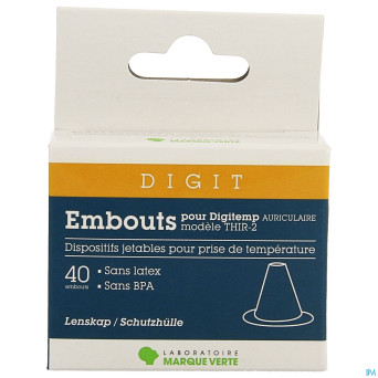 Marque v digitemp auriculaire embout    40