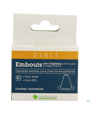 Marque v digitemp auriculaire embout    40