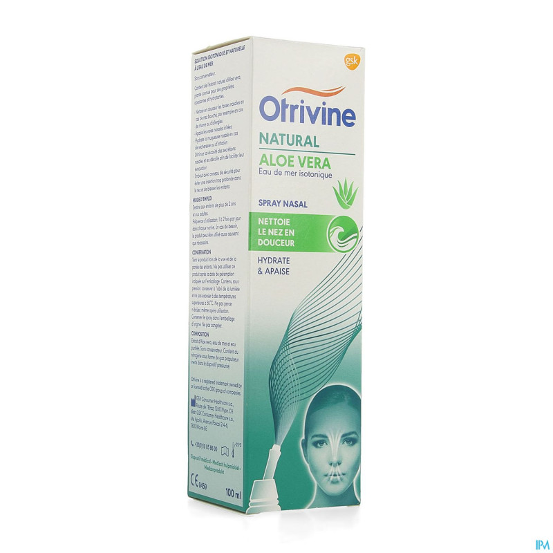 Otrivine natural aloe vera    spray 100ml