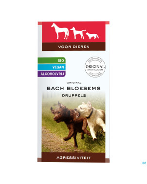 Fleurs de bach animaux agressivite gouttes    20ml