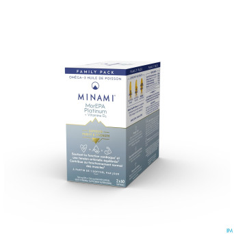 Minami morepa sf platinum+vit d3 1000iu  caps 2x60