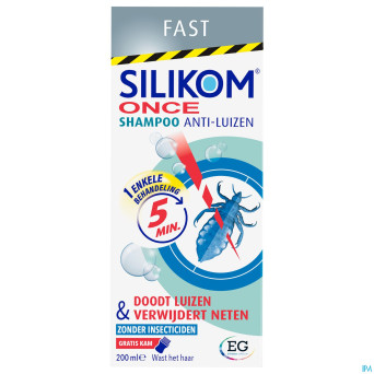 Silikom once shampooing a/poux a/lente    200ml