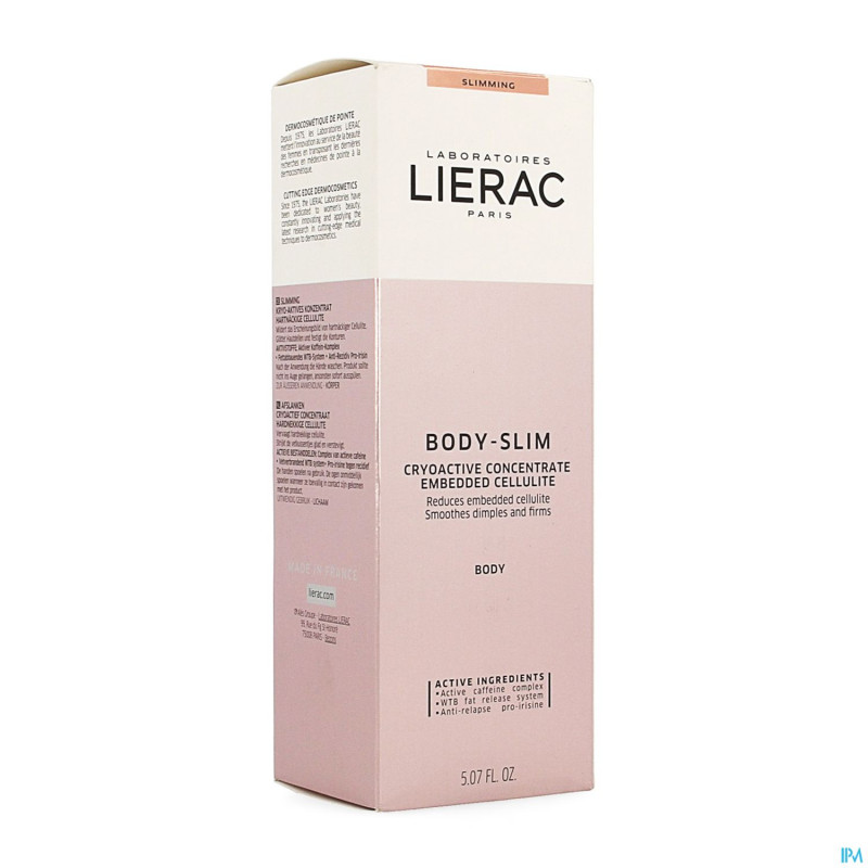 Lierac body slim concentre cryoactif    tube 150ml