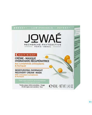 Jowae creme masque hydratant recup. nuit pot 40ml