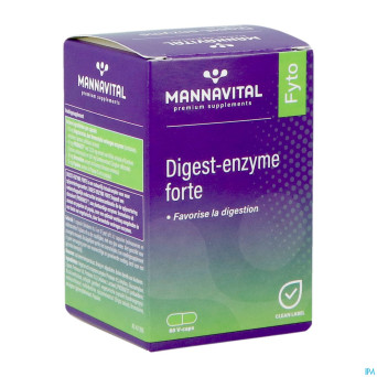 Mannavital digest enzyme  forte    v-caps 60