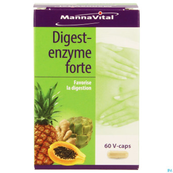Mannavital digest enzyme  forte    v-caps 60