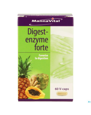Mannavital digest enzyme  forte    v-caps 60