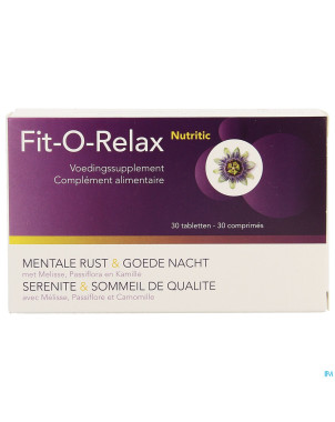 Fit-o-relax nutritic    comp 30 revogan