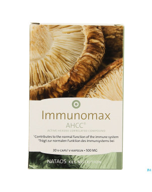 Immunomax ahcc 500mg    vcaps  30