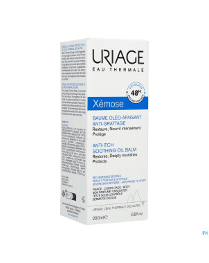 Uriage xemose baume oleo apaisant a/grattage 200ml
