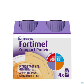 Fortimel compact protein tropic.ging.epice 4x125ml