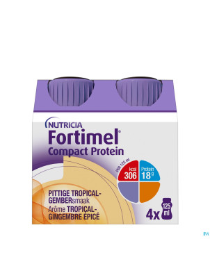 Fortimel compact protein tropic.ging.epice 4x125ml