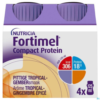 Fortimel compact protein tropic.ging.epice 4x125ml