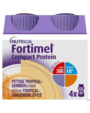 Fortimel compact protein tropic.ging.epice 4x125ml