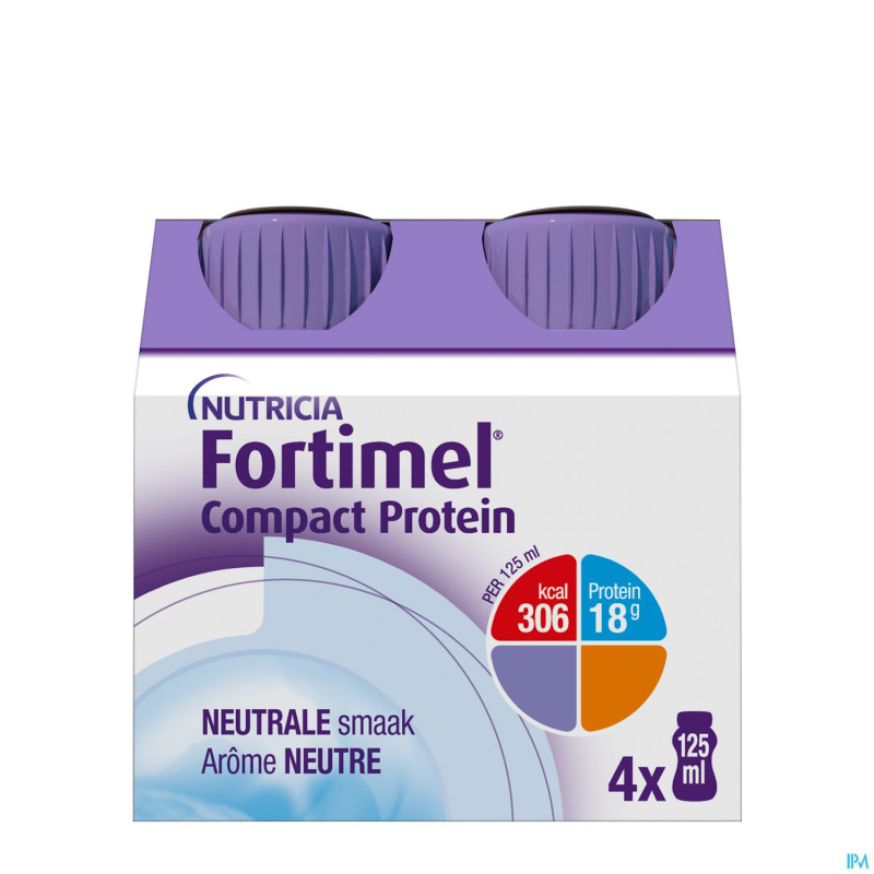 Fortimel compact protein neutre 4x125ml