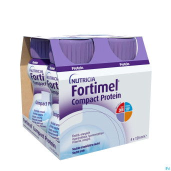 Fortimel compact protein neutre 4x125ml