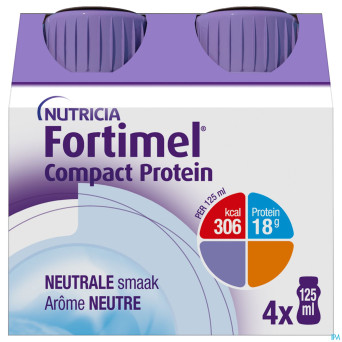 Fortimel compact protein neutre 4x125ml