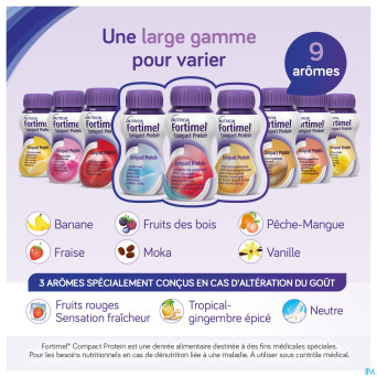 Fortimel compact protein neutre 4x125ml
