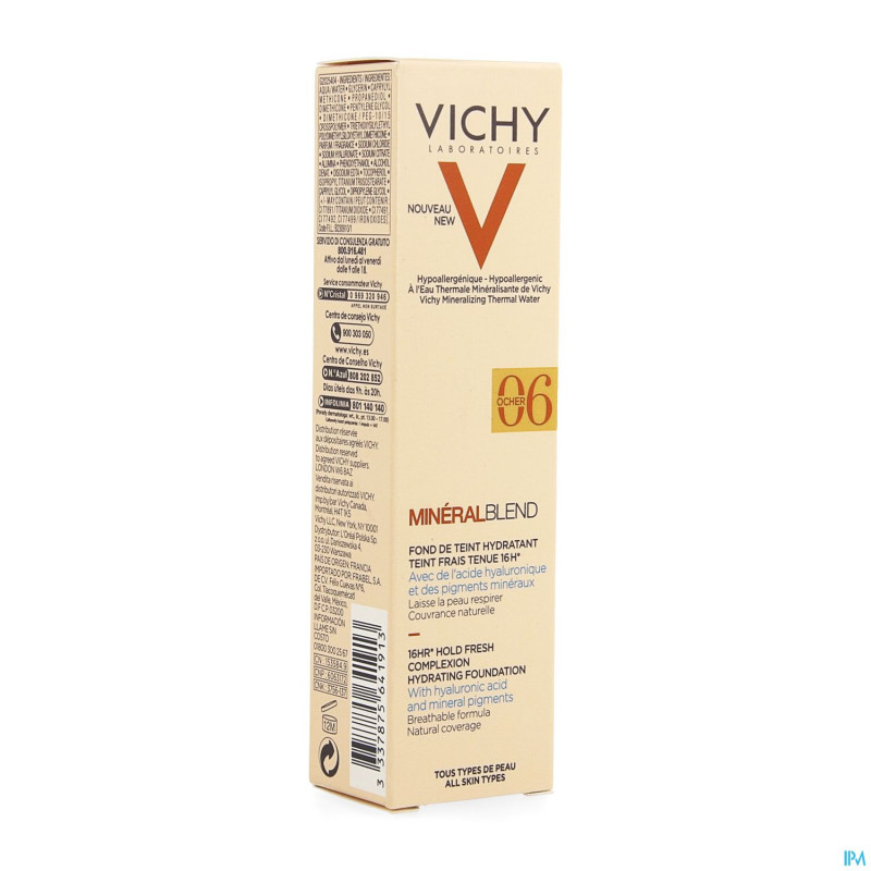 Vichy mineralblend fdt ocher 06 30ml