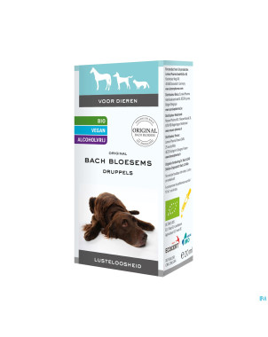 Fleurs de bach animaux indolence gouttes    20ml
