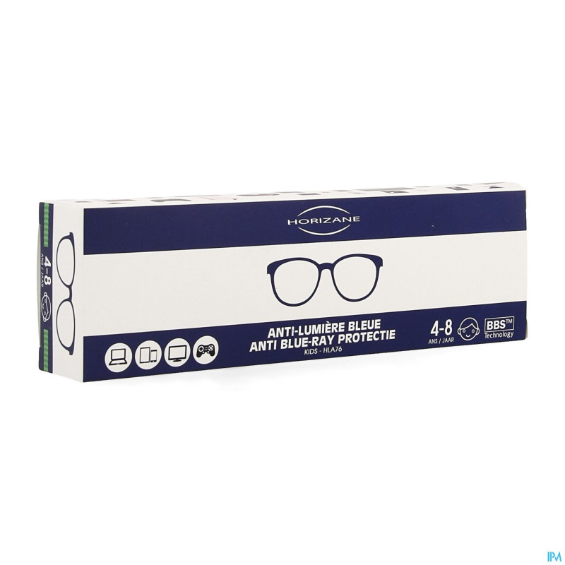 Optique lunettes a/lumiere bleu kids 4-8a horizane