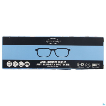 Optique lunette a/lumiere bleu 8-12a bleu horizane