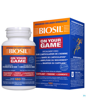 Biosil on your game    caps 180