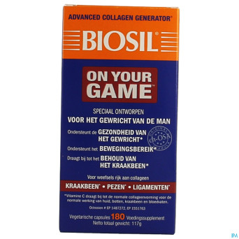 Biosil on your game    caps 180