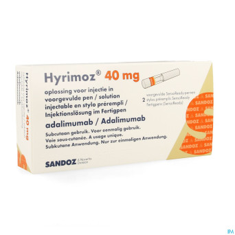 Hyrimoz 40mg sol inj 50mg/ml sensoready stylo  2