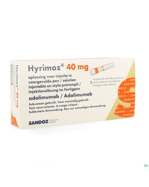 Hyrimoz 40mg sol inj 50mg/ml sensoready stylo  2