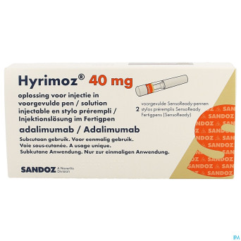 Hyrimoz 40mg sol inj 50mg/ml sensoready stylo  2