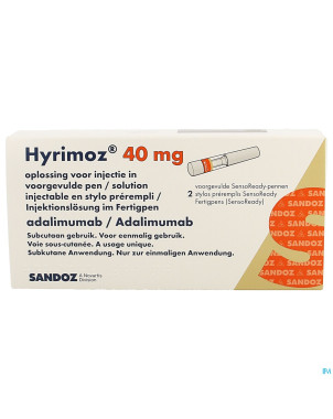 Hyrimoz 40mg sol inj 50mg/ml sensoready stylo  2
